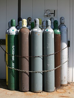 compressed gas tanks